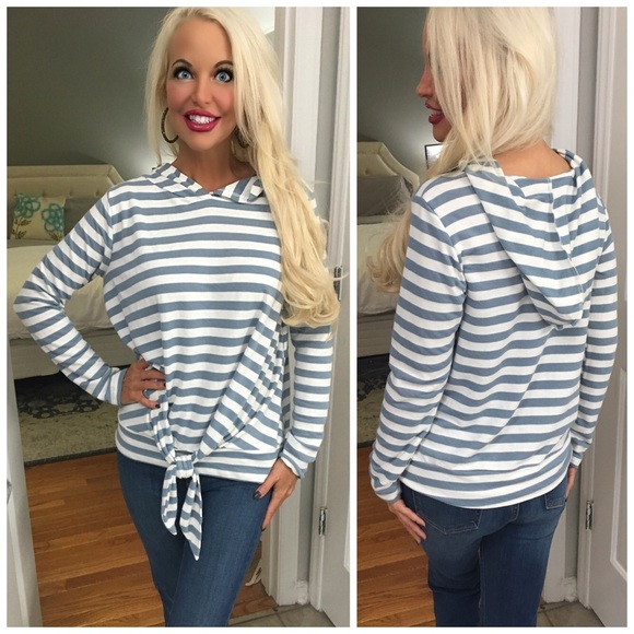 ❤️LAST 1! Super Soft Front Tie Hoodie! - Picture 2 of 2